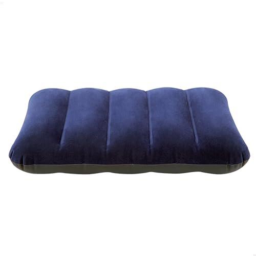 59% DESCUENTO Intex 68672   Almohada Hinchable flocada, 43 x 28 x 9 cm, Color Azul