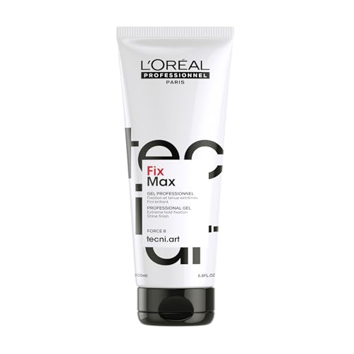 28% DESCUENTO L’Oréal Professionnel, Gel para una fijación extrema, acabado suave y brillante, Fix Max, TecniART, 200ml