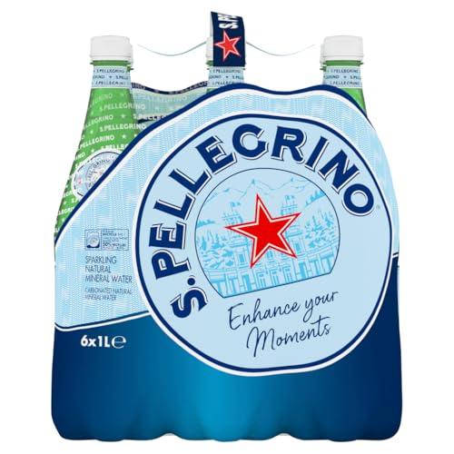45% DESCUENTO San Pellegrino Agua con Gas, 6 x 1L