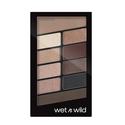 42% DESCUENTO Wet n Wild   Color Icon 10 Pan Palette   Paleta de Sombras de Ojos   10 Colores de Sombras Brillantes y Mates para el Día y la Noche, de Larga Duración y Fáciles de Mezclar   Nude Awakening