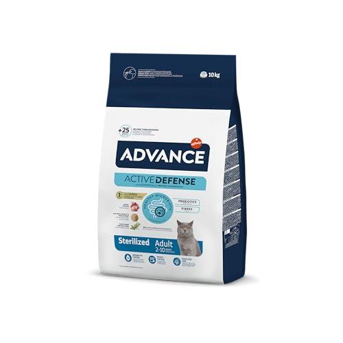 29% DESCUENTO Advance Cat Adult Sterilized, Pienso para Gatos Adultos Esterilizados con Pavo, 10kg