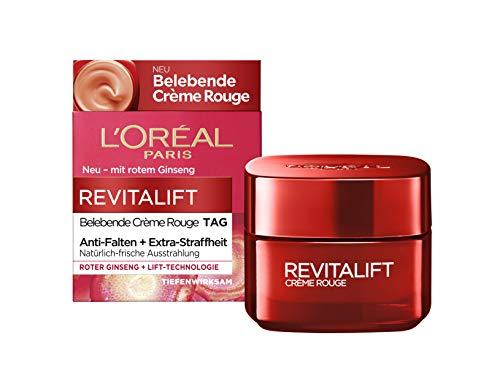 33% DESCUENTO L’Oréal Paris Revitalift   Crema revitalizante para el cuidado facial, antiarrugas, extra firme, con ginseng rojo, 50 ml