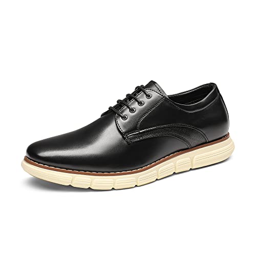 33% DESCUENTO Bruno Marc Zapatos de Cordones Zapatillas de Vestir Oxfords Clásico Derby para Hombre,Size 40,Negro,GRANDPLAIN