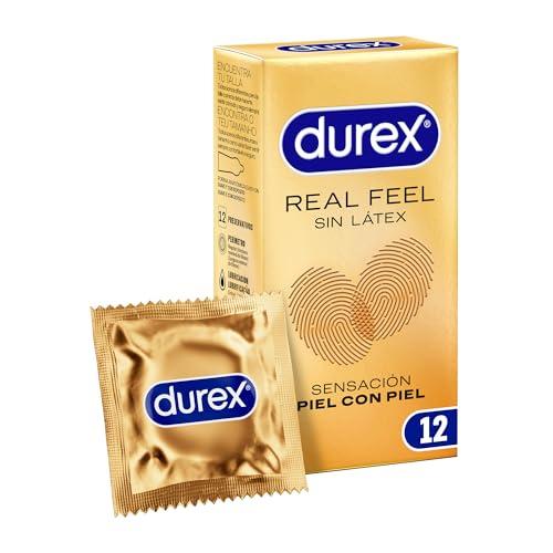 47% DESCUENTO Durex Preservativos Sensitivos Real Feel Sin Látex condones   12 Unidades ( Paquete de 1)