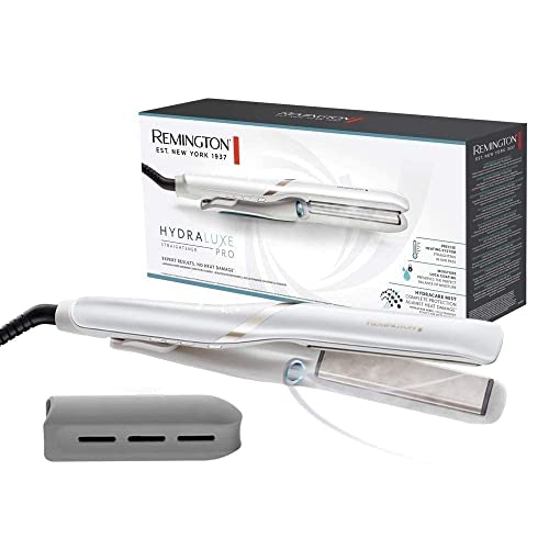 48% DESCUENTO Remington Plancha de Pelo Hydraluxe Pro, Tecnología Hydracare, Placas Flotantes Extralargas, Resultados Profesionales, Cerámica, 5 Temperaturas hasta 230°C, Función Turbo, Digital, S9001