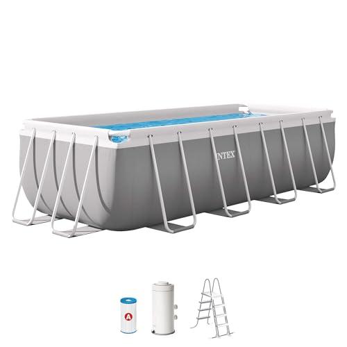 BUENA OFERTA 25% DESCUENTO INTEX 55243   Piscina Desmontable Rectangular con depuradora Prism Frame