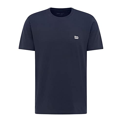 52% DESCUENTO Lee Ss Patch Logo Tee, Camiseta Hombre, Navy, M