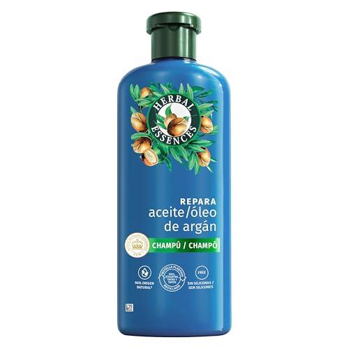 46% DESCUENTO Herbal Essences Champú Reparador Aceite Argán, 350 ml Pelo Dañado, Hidratación Intensa, De Origen Natural*, Sin Siliconas *Ingredientes De La Fórmula