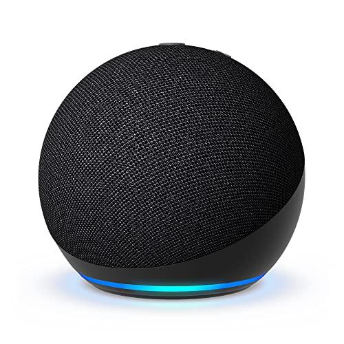 30% DESCUENTO Echo Dot (Última generación) | Altavoz inteligente wifi y Bluetooth con Alexa, con sonido más potente y de mayor amplitud | Antracita