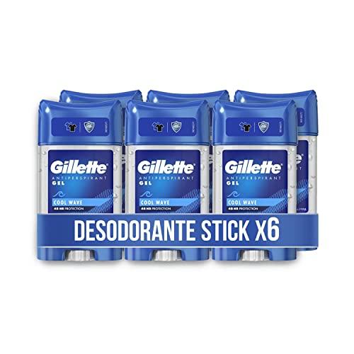 27% DESCUENTO Gillette Clear Gel Antitranspirante Y Desodorante Cool Wave Para Hombre, 70 ml