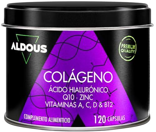 42% DESCUENTO Colágeno Hidrolizado Puro + Ácido Hialurónico + Coenzima Q10 + Vitaminas y B12 + Zinc   120 días Máxima Dosis   Formula Avanzada   Colágeno para las Articulaciones Fuertes, Piel Tersa y Energía