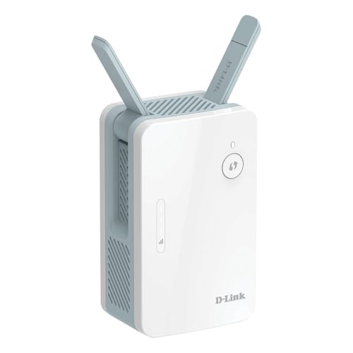 47% DESCUENTO D Link E15 EAGLE PRO AI AX1500, Extensor de Pared, Wi Fi 6 1500 Mbps, WiFi Mesh Inteligente con router o nodos Eagle Pro AI de D Link, HotSpot con puerto Gigabit, WPA3