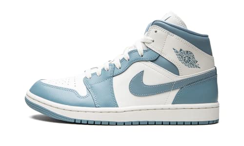 76% DESCUENTO NIKE Tenis Air Jordan 1 Mid para Mujer, Azul y Blanco, 39 EU