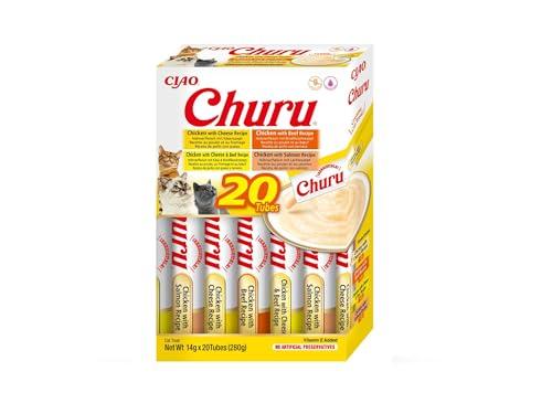 51% DESCUENTO CHURU CAT VARIEDADES DE POLLO CON TERNERA 20X 14GR