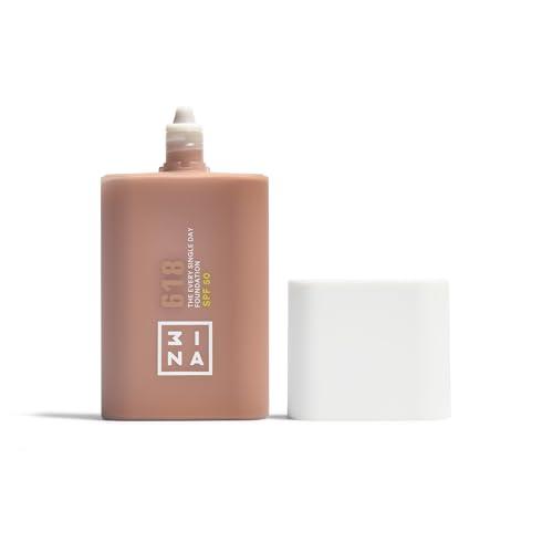 29% DESCUENTO 3INA MAKEUP   The Every Single Day Foundation SPF 50 618   Base de Maquillaje Profundo frío con SPF 50 & Niacinamida   Fórmula ligera   Modulable   Cobetura ligera a media   Vegan   Cruelty Free