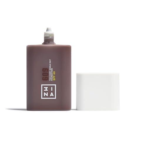 38% DESCUENTO 3INA MAKEUP The Every Single Day Foundation SPF 50 609 Base de Maquillaje Muy profundo neutro con SPF 50 & Niacinamida Fórmula ligera Modulable Cobetura ligera a media Vegan Cruelty Free