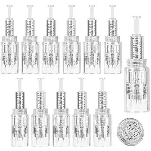 23% DESCUENTO LOPHE Agujas Dermapen 12 Puntas, 12pcs Agujas Dermapen para Electric Microneedling Pen, Micro Agujas para Repuesto Puntas de Derma Pen, Microneedling Agujas Dermapen (Montura de rosca)