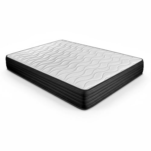 30% DESCUENTO DUÉRMETE ONLINE   Colchón Viscoelástico Pocket Visco Reversible (Cara Invierno Verano) Firmeza Dureza Media Alta, Grosor 20cm, Antiácaros, Antibacerias e Hipoalergénico, 90×190