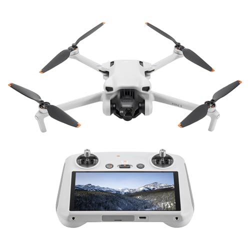 32% DESCUENTO DJI Mini 3 (DJI RC) – Dron Mini con Mando a distancia y cámara, ligero y plegable con vídeo 4K HDR, 38 min de tiempo de vuelo, Grabación vertical y funciones inteligentes, C0