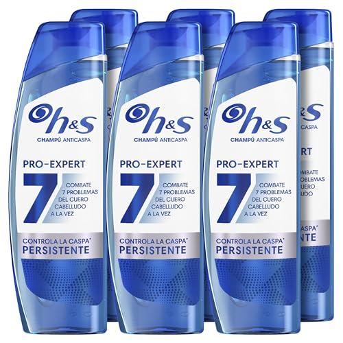 32% DESCUENTO H&S Champú Anticaspa Pro Expert 7 Controla la Caspa Persistente 300ml. Combate 7 Problemas del Cuero Cabelludo para Protección Completa