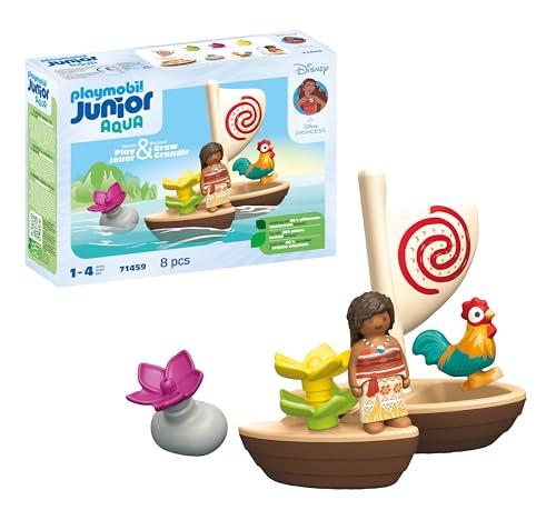 69% DESCUENTO PLAYMOBIL Junior & Disney 71459 Catamarán de Vaiana, con Flores flotantes y un Gallo, Juguete sostenible Hecho de plásticos a Base de Plantas, Juguetes para niños y niñas a Partir de 1 año