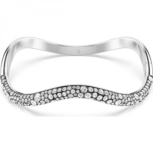 53% DESCUENTO Swarovski Brazalete Sublima, Talla redonda, Blanco, Baño de rodio