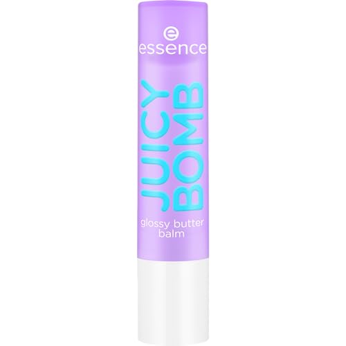 Essence Bálsamo Labial Brillante Juicy Bomb, Natural, Brillante, Rociado (2.5G)