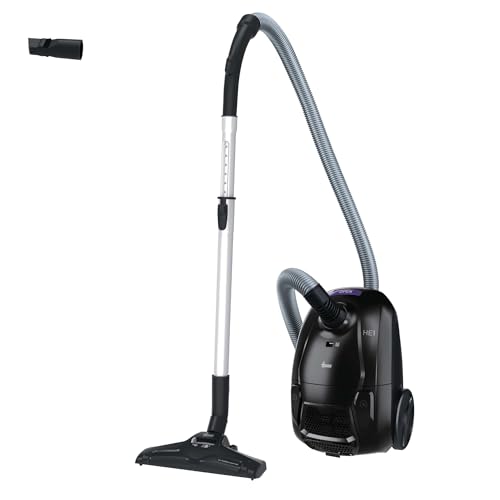 42% DESCUENTO Hoover HE1 Compact – Aspirador con Bolsa para Suelos Duros y alfombras, con Cable, Filtro EPA, Bolsa de 2,5L, Accesorios Integrados y Radio de acción de 7,5 m [HEZ107HM]