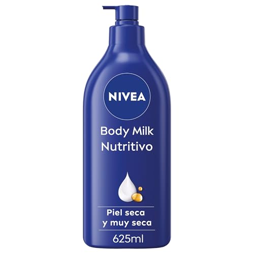 33% DESCUENTO NIVEA Body Milk Nutritivo (1 x 625 ml), leche corporal que hidrata durante 72 h, crema hidratante corporal con aceite de almendras y ácido hialurónico, para piel seca