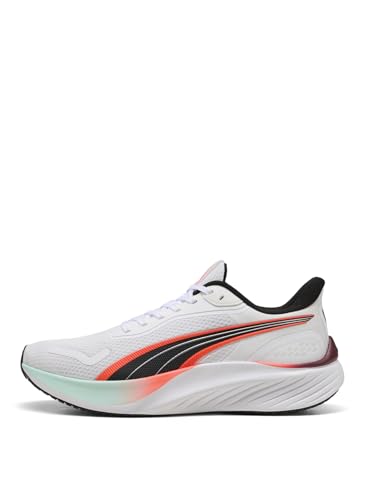 45% DESCUENTO Puma Tenis Unisex Pounce Lite para Correr de Carretera, Color Blanco y Rojo Brillante, Talla 36, Puma Blanco y Rojo Brillante, 40 EU