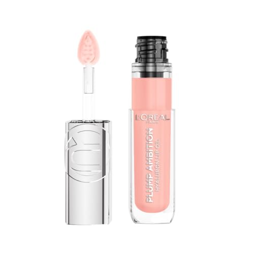 35% DESCUENTO L’Oréal Paris Plump Ambition   Aceite Labial voluminizador con Ácido Hialurónico   24H de hidratación*   Milky Nu