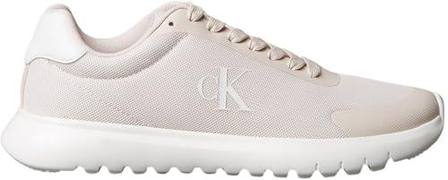 38% DESCUENTO Calvin Klein Runner Sneaker Mujer Eva Mesh Calzado deportivo, Gris (Crystal Gray/Lily White), 39