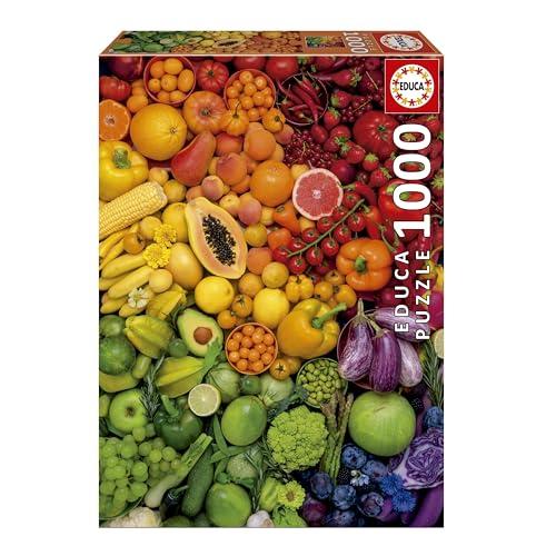 40% DESCUENTO Educa Puzzle de 1000 Piezas para Adultos | Vitaminas Coloridas. Incluye Pegamento Fix Puzzle. Medidas: 48 x 68 cm. A Partir de 14 años (20178)