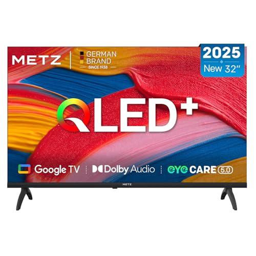 35% DESCUENTO Metz TV 32 Pulgadas Smart TV, 32MQF7000Z, QLED, Smart TV 32 Pulgadas, HDR10, Dolby Audio, Bluetooth 5.1, Negro (DVB T/T2/S/S2/C ATV, Ci+) 2025