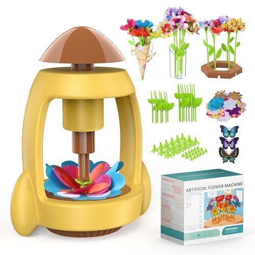 22% DESCUENTO Kit de manualidades con ramo de flores de tela, juguetes de prensado de flores, kit de manualidades para niños, artes y manualidades para niñas de 4 a 12 años, juego educativo para preescolar, regalo