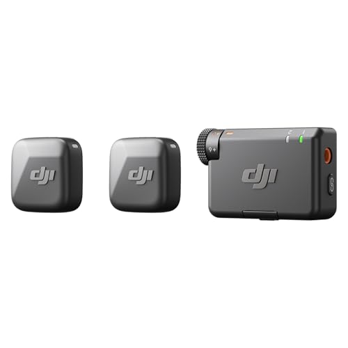 29% DESCUENTO dji Mic Mini (2 TX + 1 RX), Audio Rico en Detalles, micrófono lavalier inalámbrico para cámara/Android, vlog para 2 Personas, producción en Equipo