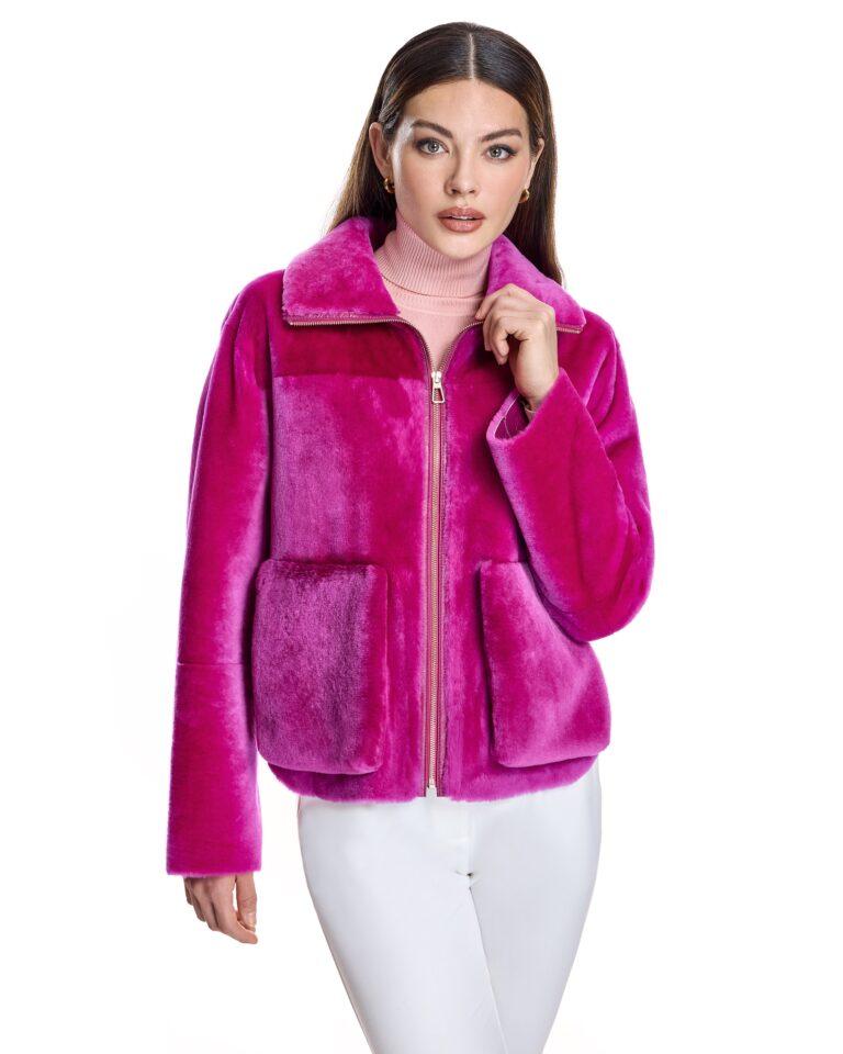 Chaqueta de pelo de mujer de cordero merino con bolsillos · Maximilian · El Corte Inglés