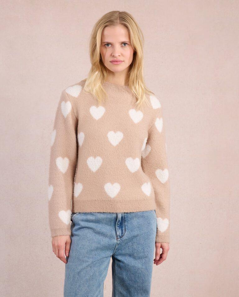 Jersey de mujer de manga larga detalle corazones · Molly Bracken · El Corte Inglés