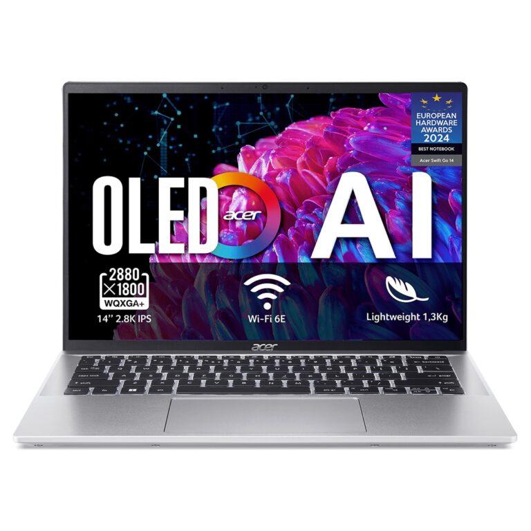 Portátil Acer Swift Go 14, Intel Core Ultra 7-155H, 16GB, 512GB SSD, 14″ OLED, W11 (Reacondicionado Grado D) · Acer · El Corte Inglés