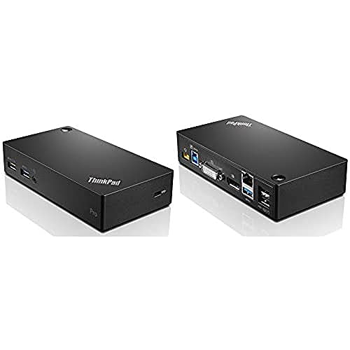 OFERTÓN SUPREMO 87% DESCUENTO Lenovo ThinkPad USB 3.0 Pro Dock   Base (Cable, USB 3.0 (3.1 Gen 1) Type A, 3,5 mm, Lenovo, Negro, FCC/ICES CE KCC RCM BSMI VCCI CB UL+cUL EAC TUV Mark Serbia Kvalitet)