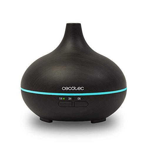 34% DESCUENTO Cecotec Humidificador Ultrasónico y Difusor de Aromas con Temporizador Pure Aroma 150 Yin. Capacidad 150 ml, Temporizador 3 Horas, 7 Colores led, Función aromaterapia, Ultra silencioso Madera Oscura