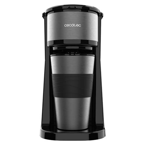29% DESCUENTO Cecotec Cafetera de Goteo con Termo Portátil Coffee 66 Drop&Go. 700 W, Capacidad 420 ml, Boquilla Antigoteo, Filtro Permanente o de Papel, Función Autoapagado, Depósito con Ventana