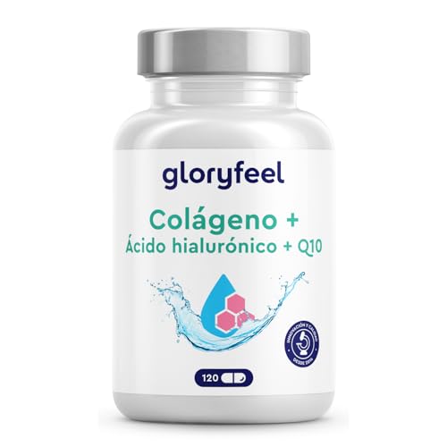 43% DESCUENTO Colágeno con Magnesio y Ácido hialurónico + Q10, 120 Cápsulas   Con Zinc, Vitaminas A, C, D3 y B12   Colageno Marino Hidrolizado   Articulaciones, Fuertes, Piel Tersa y Energía