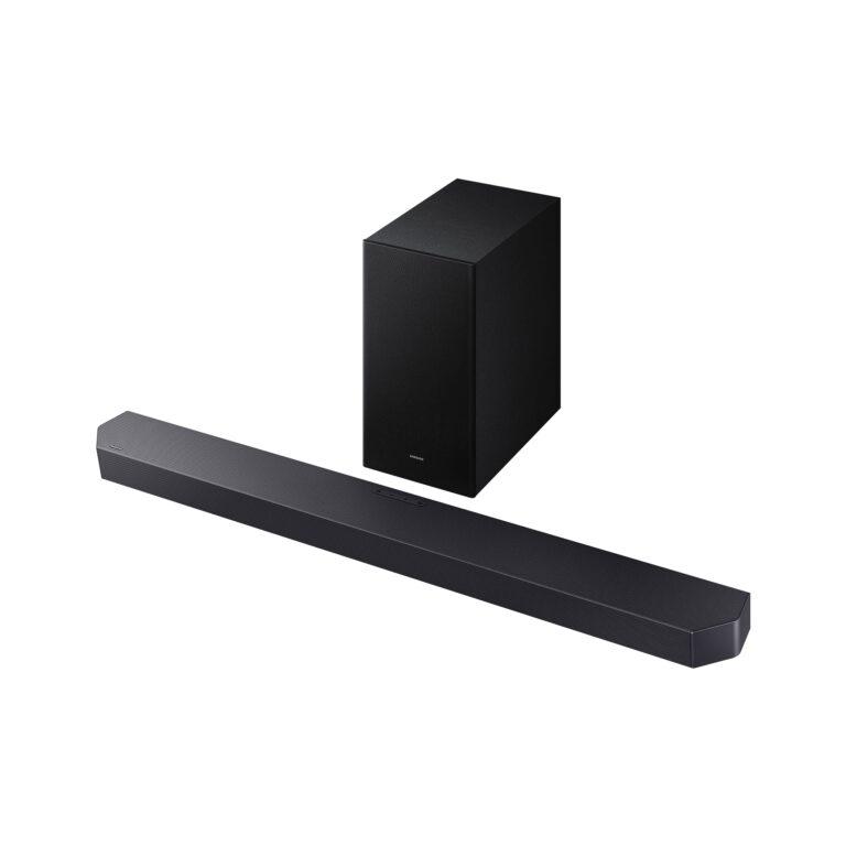Barra de sonido Samsung 2025 HW-Q600F, Dolby Atmos y DTS: X, Q-Symphony, 3.1.2 con 9 altavoces, 380W, Subwoofer inalámbrico 6,5″ 160W · Samsung · El Corte Inglés
