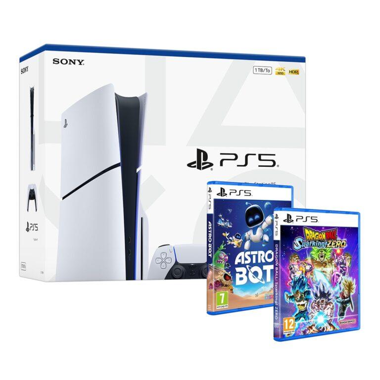 Consola PlayStation 5 + Dragon Ball Sparking Zero + Astro Bot (Reacondicionado Grado C) · Sony · El Corte Inglés