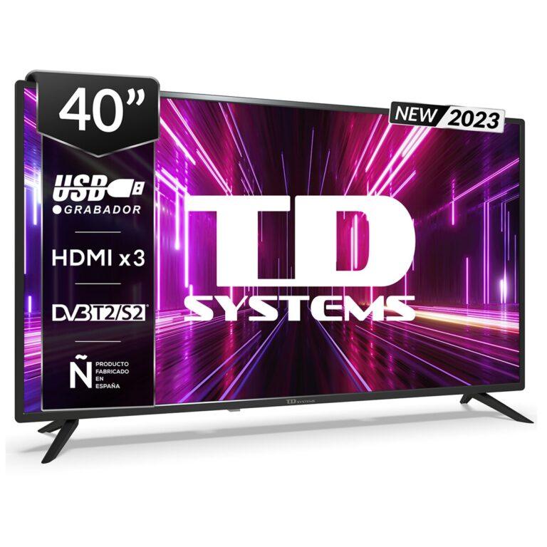TV LED 100 cm (40″) TD Systems R40F17X Full HD, Dolby Digital Plus (Reacondicionado Grado C) · TD Systems · El Corte Inglés