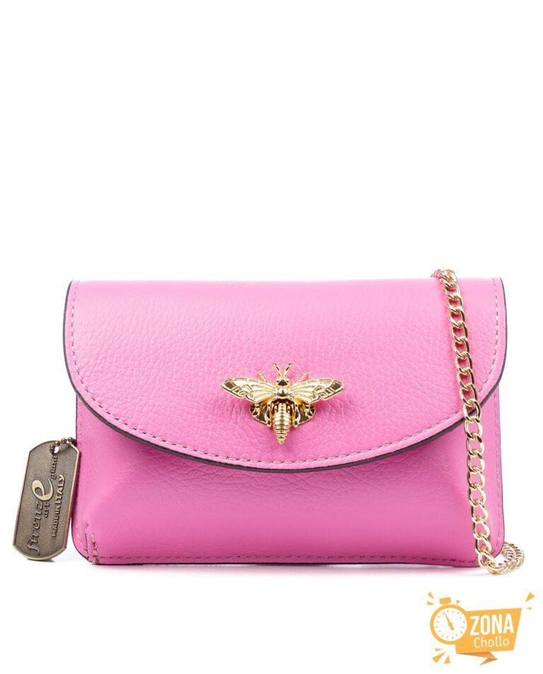 Aquilonia bolso de mano mujer. Piel auténtica acabado Dollaro — 25,49€ € -82%