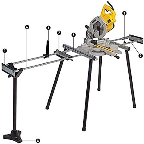 DeWalt DE3495 XJ Base de apoyo para material, guía para ingletadoras — 83,50 € -53%