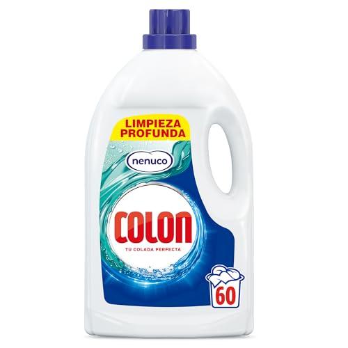 39% DESCUENTO Colon Nenuco   Detergente para Lavadora, adecuado para Ropa Blanca y de Color, Formato Gel   60 Lavados, 60 Dosis