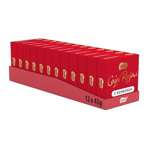 53% DESCUENTO Nestlé Caja Roja bombones de chocolate   Pack de 12 x 45g